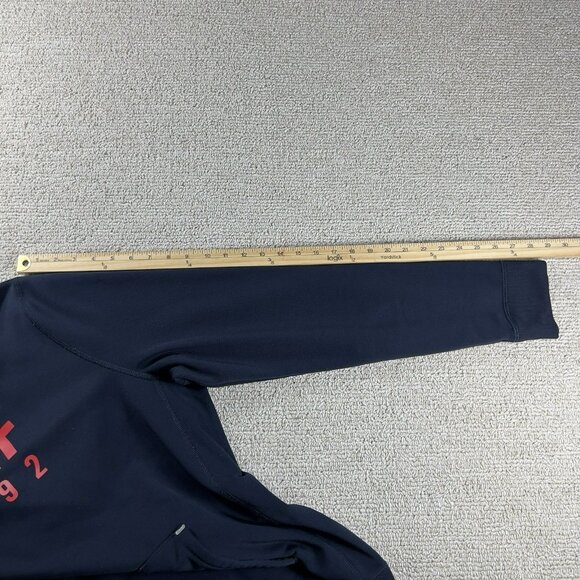 Abercrombie and Fitch Active Hoodie Blue Red Men’s Size Large - Picture 6 of 7